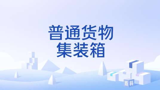 普通货物集装箱