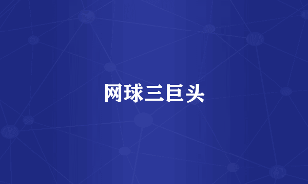 网球三巨头