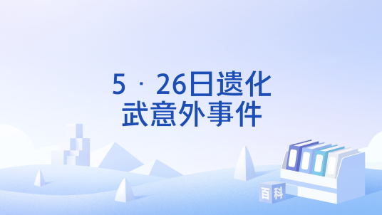 5·26日遗化武意外事件