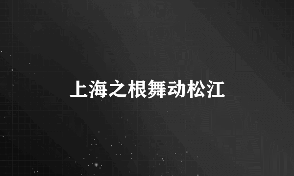 上海之根舞动松江