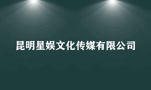 昆明星娱文化传媒有限公司