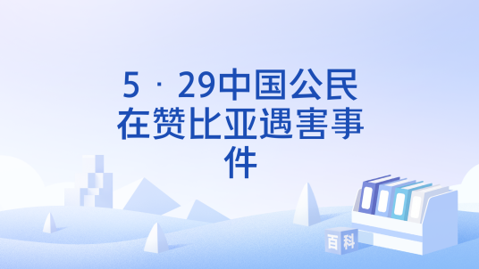 5·29中国公民在赞比亚遇害事件