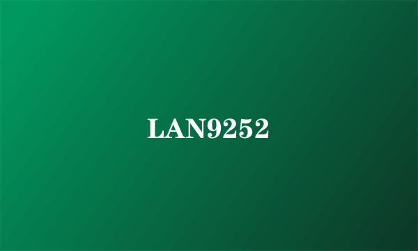 LAN9252