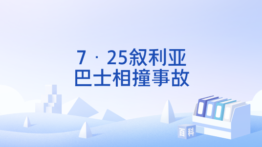 7·25叙利亚巴士相撞事故