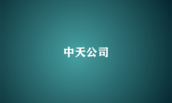 中天公司