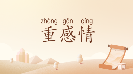 重感情（汉语词汇）