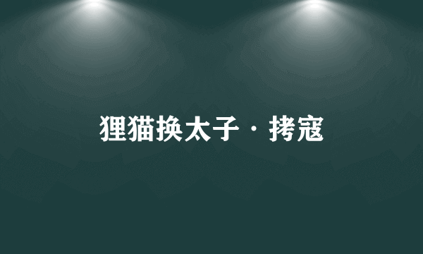 狸猫换太子·拷寇