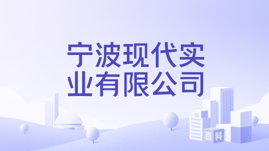 宁波现代实业有限公司
