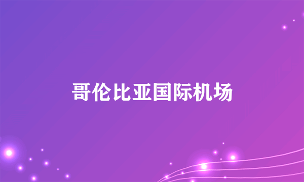 哥伦比亚国际机场