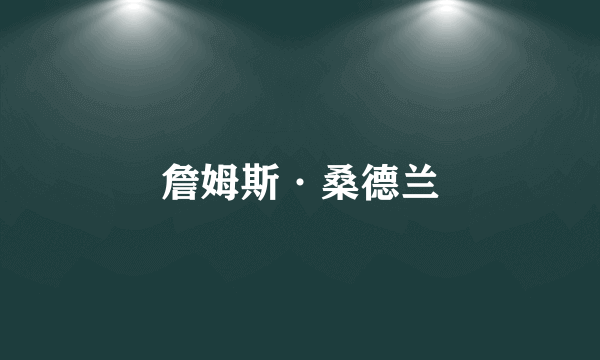 詹姆斯·桑德兰