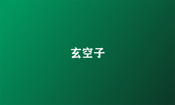 玄空子