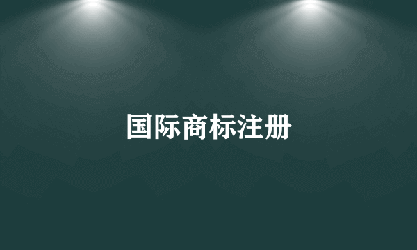 国际商标注册