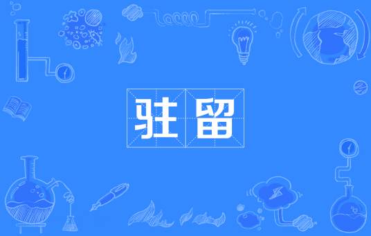 驻留（汉语词语）