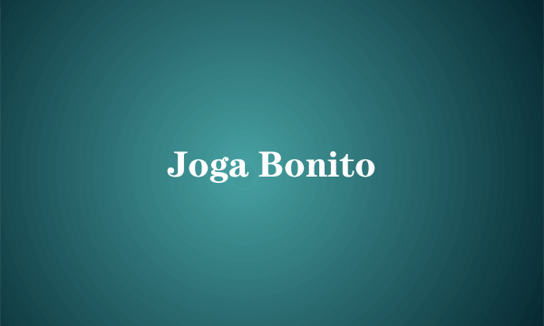 Joga Bonito