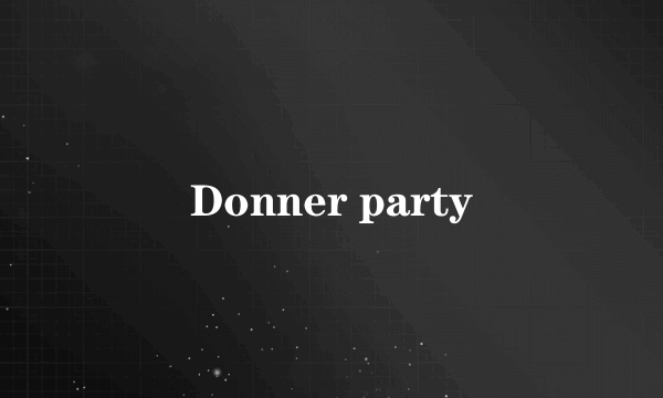 Donner party