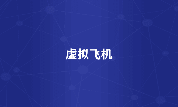 虚拟飞机