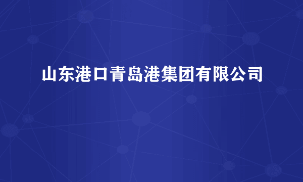 山东港口青岛港集团有限公司