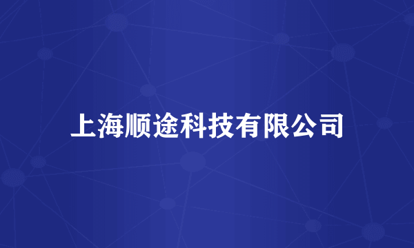 上海顺途科技有限公司