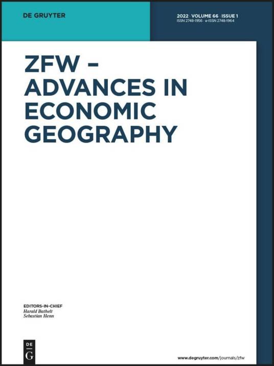 ZFW – Advances in Economic Geography