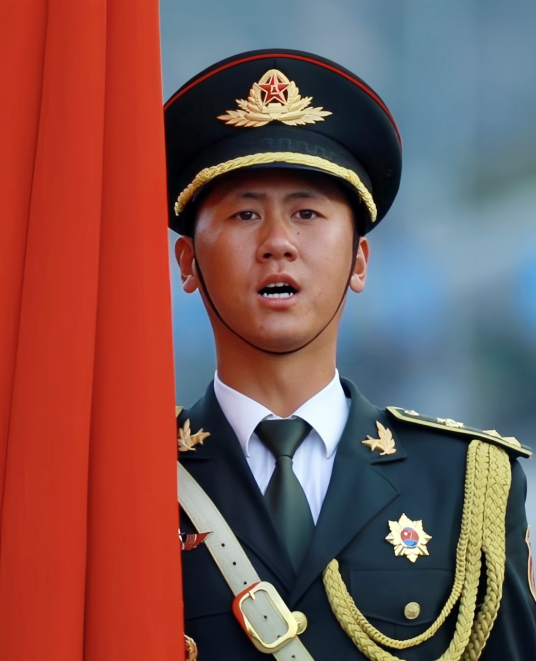 王子赫（纪念中国人民抗日战争暨世界反法西斯战争胜利80周年阅兵式党旗擎旗手）