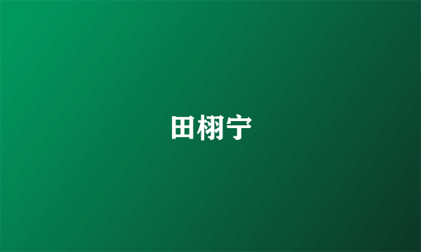 田栩宁