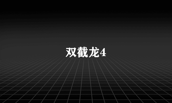 双截龙4