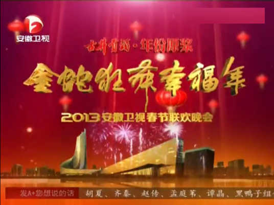 2013年安徽卫视春节联欢晚会