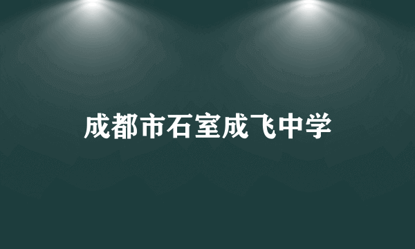 成都市石室成飞中学