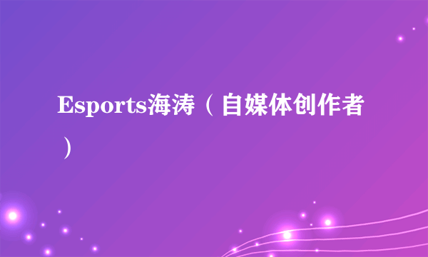 Esports海涛（自媒体创作者）