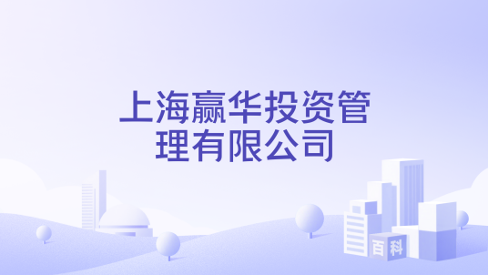 上海赢华投资管理有限公司