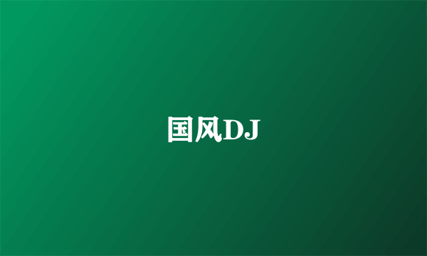 国风DJ