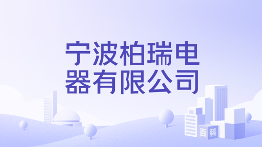 宁波柏瑞电器有限公司