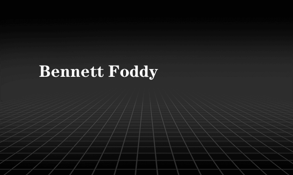 Bennett Foddy