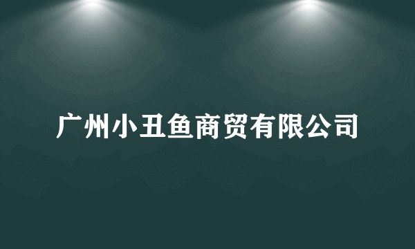 广州小丑鱼商贸有限公司