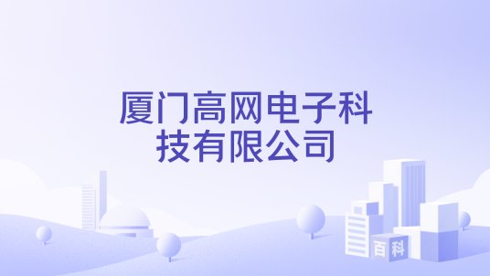 厦门高网电子科技有限公司