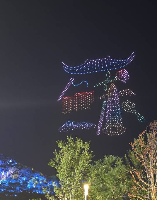 无人机艺术表演