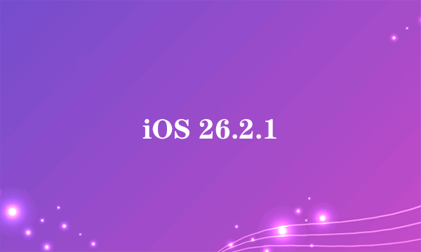 iOS 26.2.1