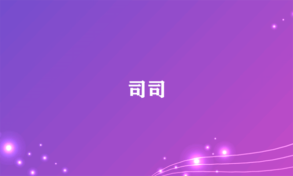 司司