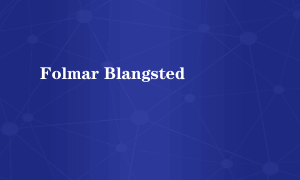 Folmar Blangsted