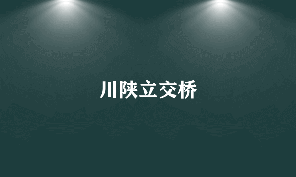川陕立交桥