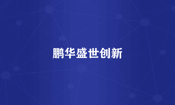 鹏华盛世创新