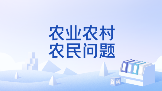 农业农村农民问题