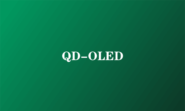 QD-OLED