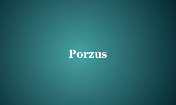Porzus