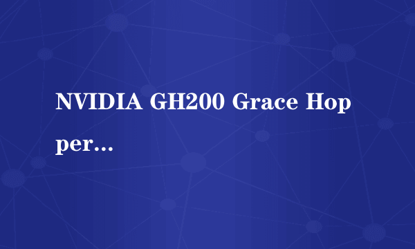 NVIDIA GH200 Grace Hopper 超级芯片