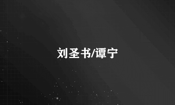 刘圣书/谭宁