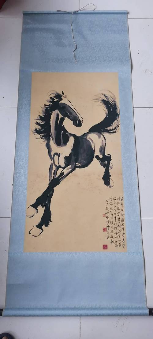 徐悲鸿骏马图