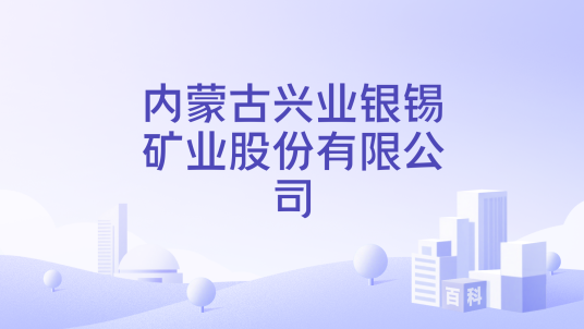 内蒙古兴业银锡矿业股份有限公司
