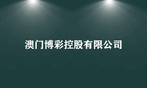 澳门博彩控股有限公司