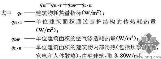 建筑物耗热量指标